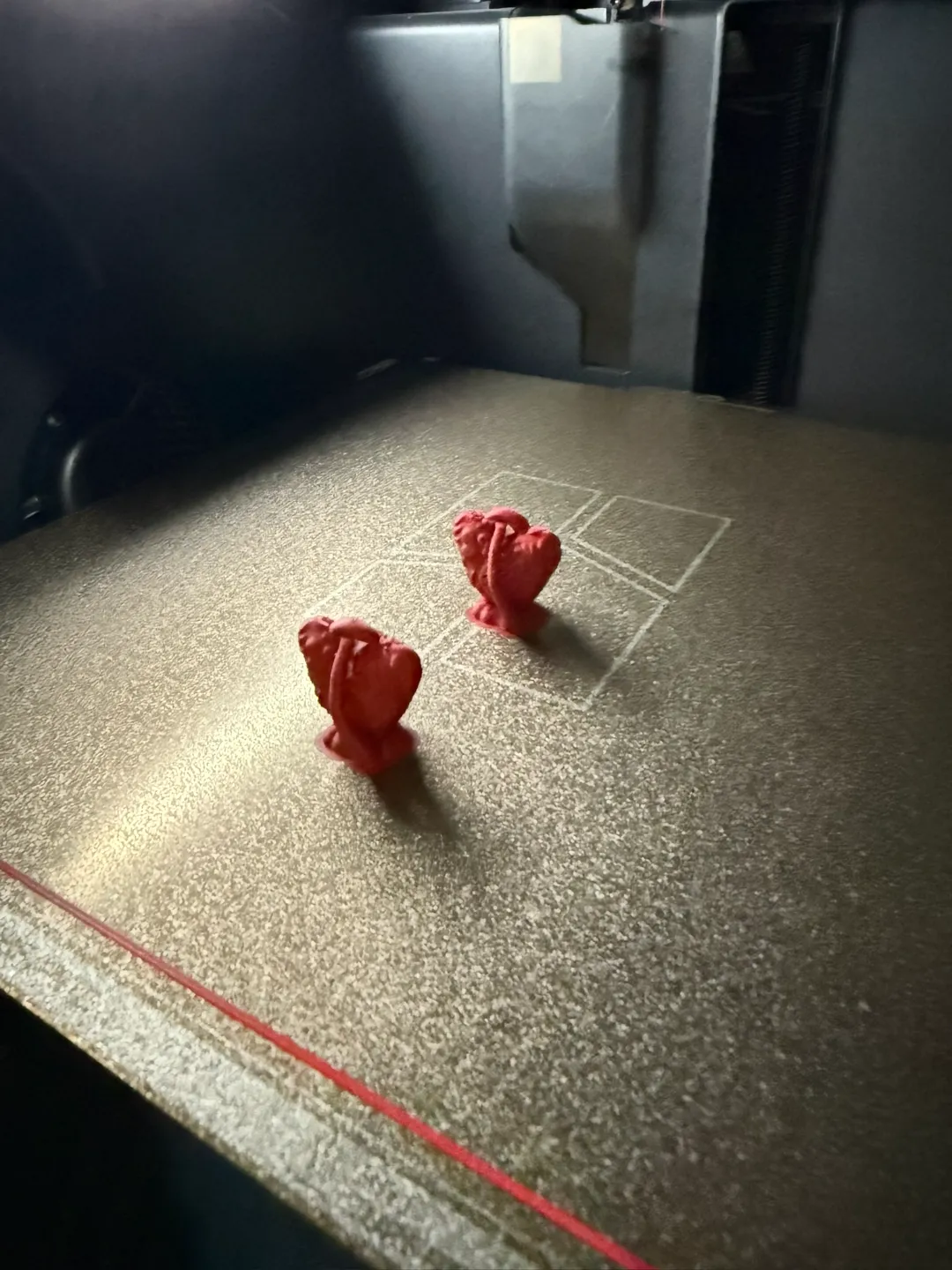 Heart earrings view 4