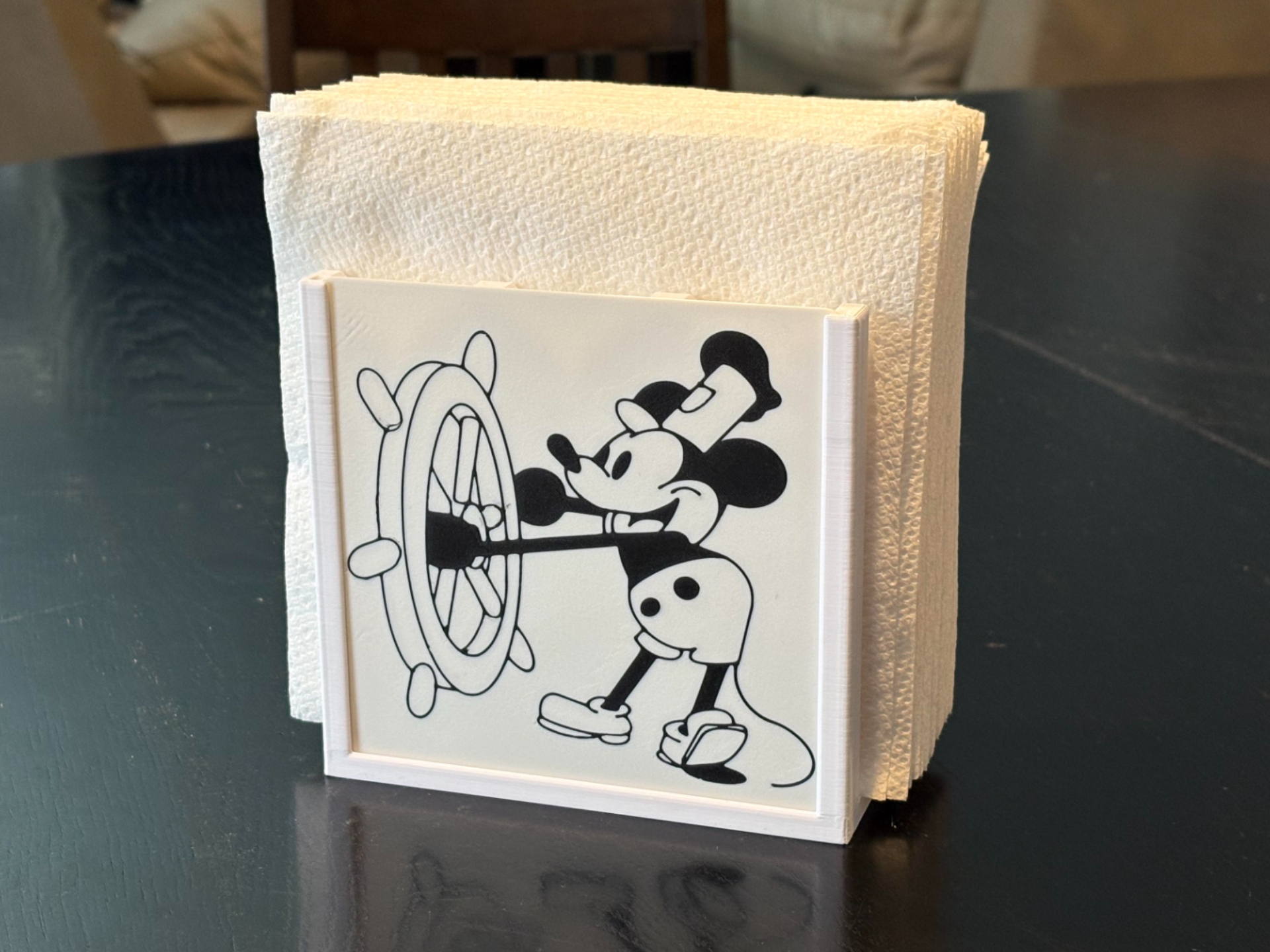 1928 Steamboat Willie Napkin Holder - Modular