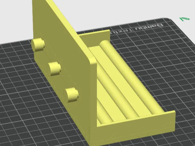 Phone holder - perforated wall