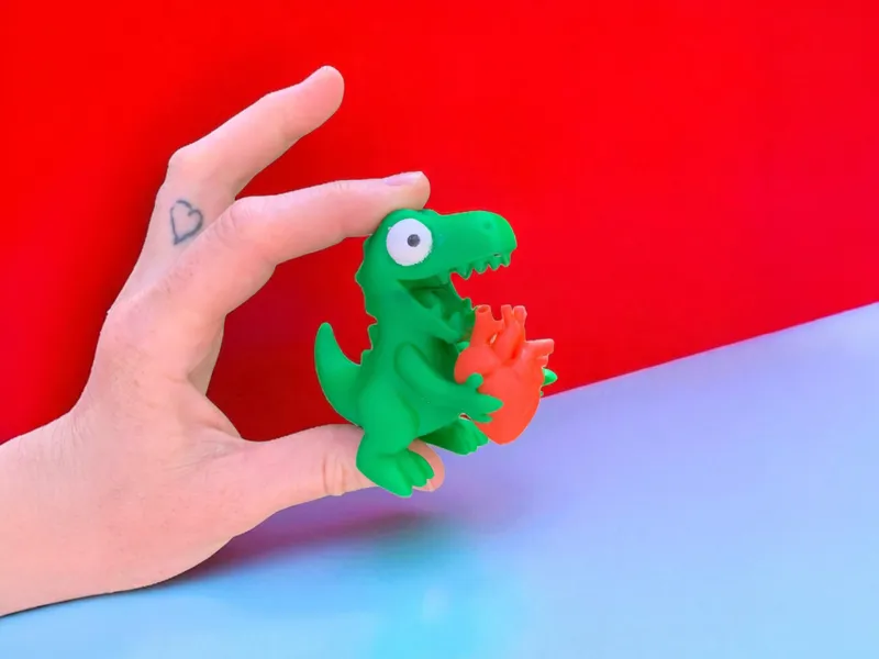 Dino mit Herz