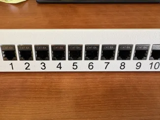 19" 24 Port Keystone Patch Panel