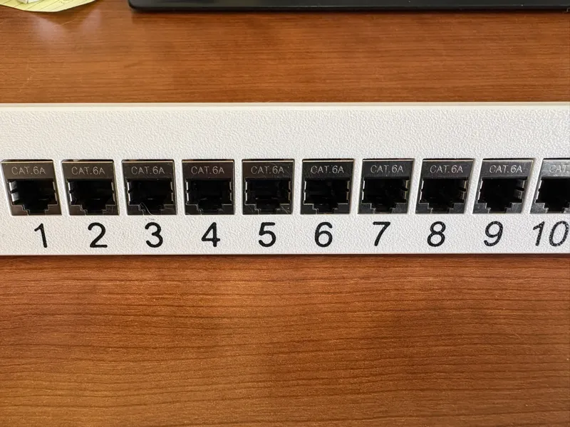 19" 24 Port Keystone Patch Panel