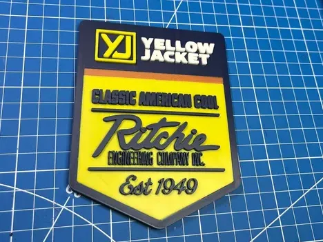 yellow jacket hvac magnetic logo