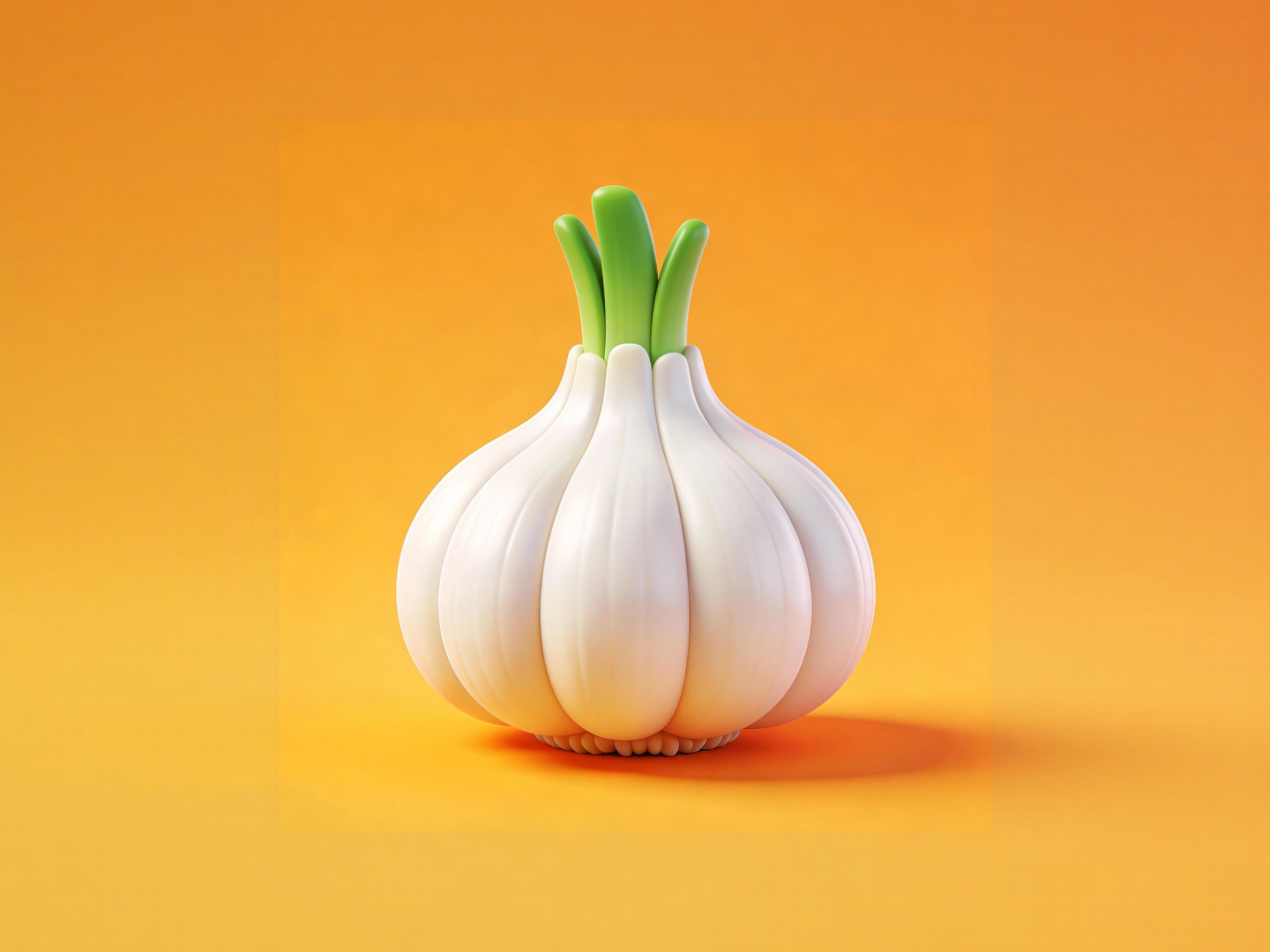 大蒜-蔬菜微缩食玩系列-儿童过家家涂色玩具
