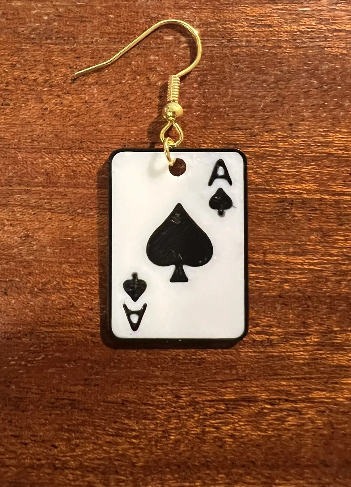 Poker Aces Earring view 2