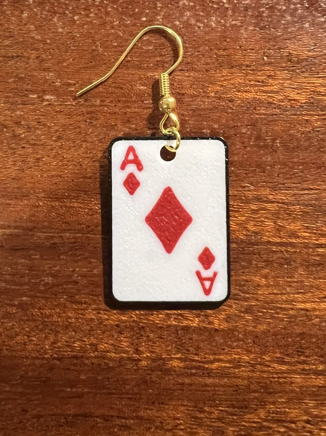 Poker Aces Earring view 4