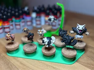 Cork & Bottlecap Stand for Game Envy Hobby Holder