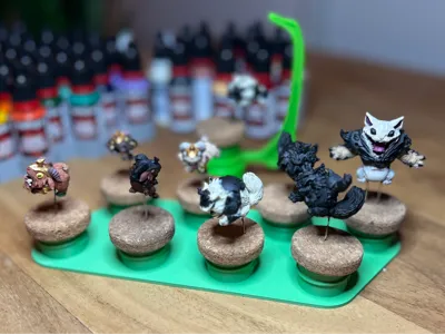 Cork & Bottlecap Stand for Game Envy Hobby Holder