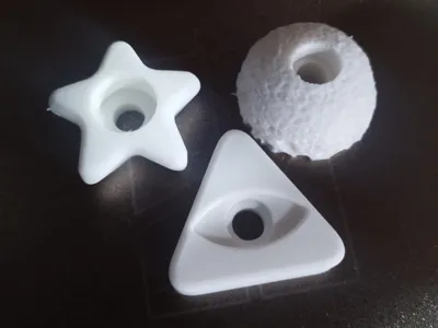 Half moon, Star & Triangle Climbing holds