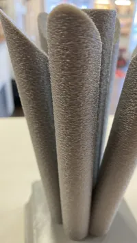 0.2mm layer, 2 walls, 10% infill, fuzzy skin