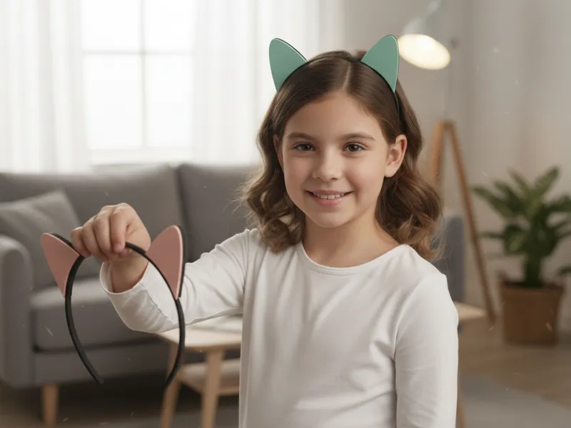 Cat Ear Headband - Easy Print Fashion Accessory