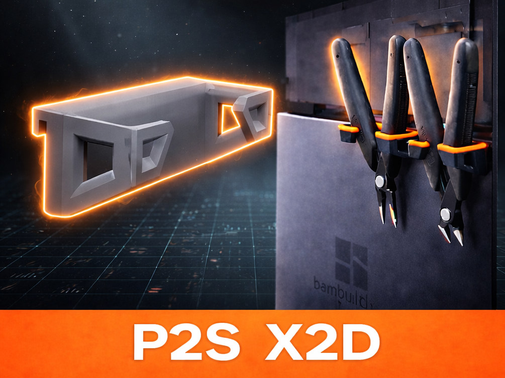 Bambu X2D/P2S/P1S Snips & Pliers Holder