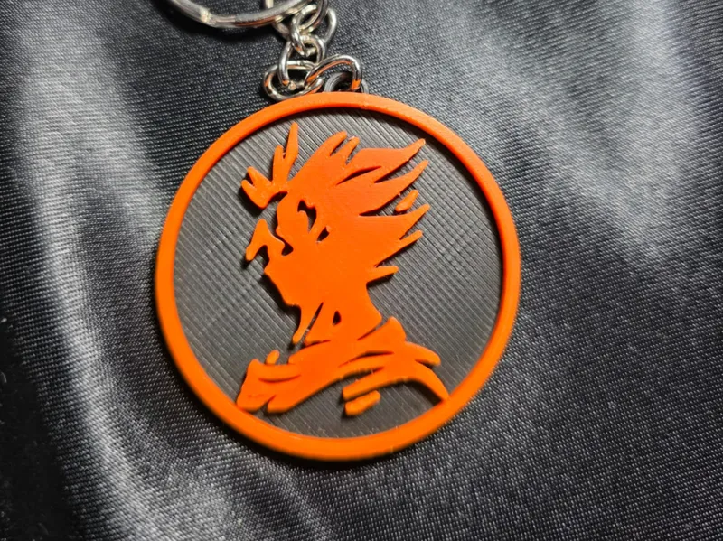 Dragon Ball - Goku ssj silhouette - Keychain
