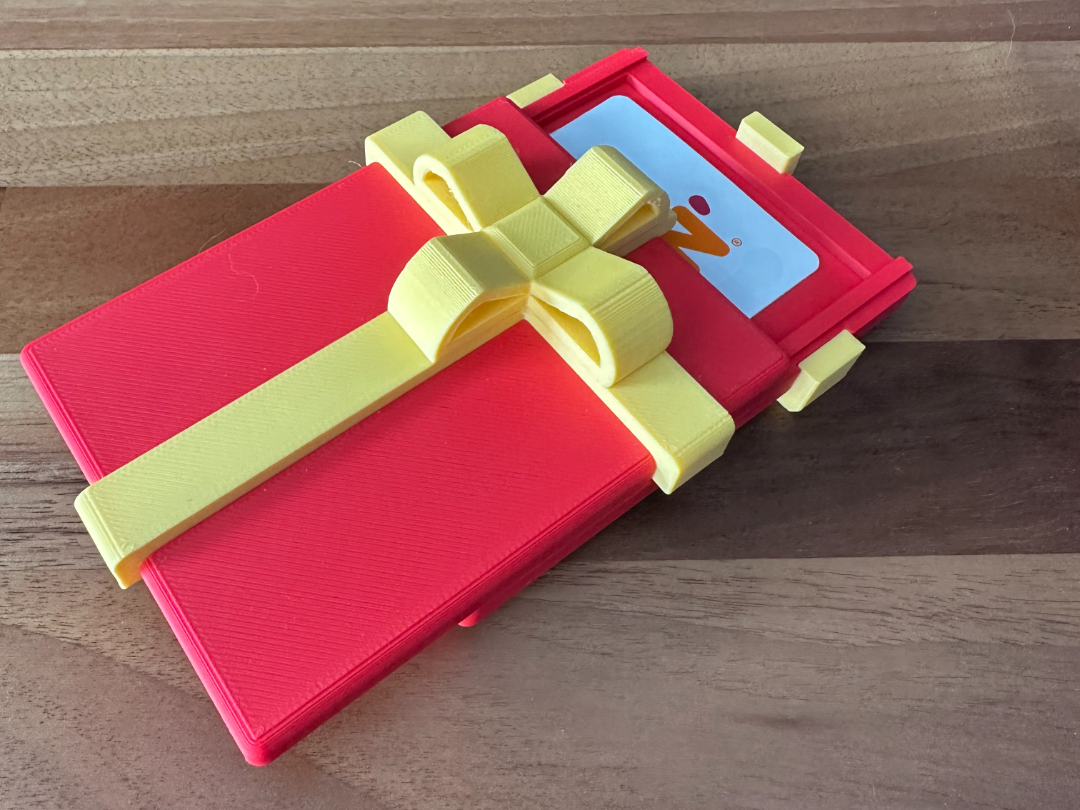 Sliding Gift Card Holder