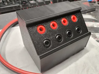 Banana adapter/spliter for laboratory power supply
