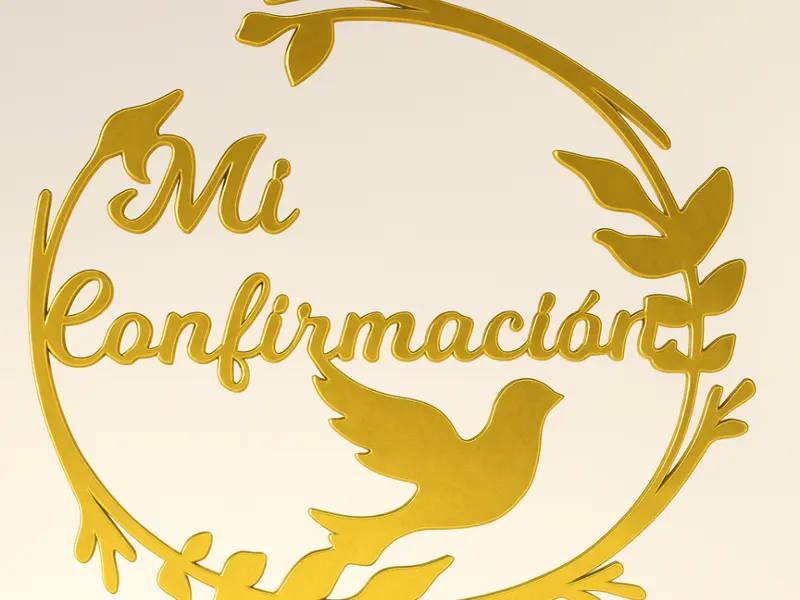 mi confirmacion adorno