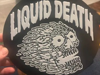liquid death sign
