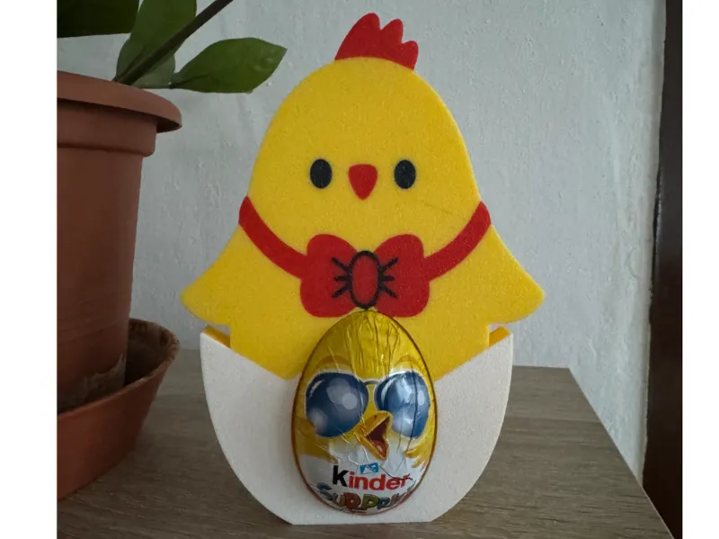 Easter chicken Kinder Suprise EGG holder (AMS)
