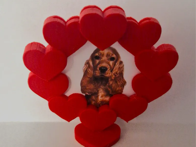 Heart Passport Picture Frame
