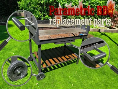 Parametric BBQ replacement parts