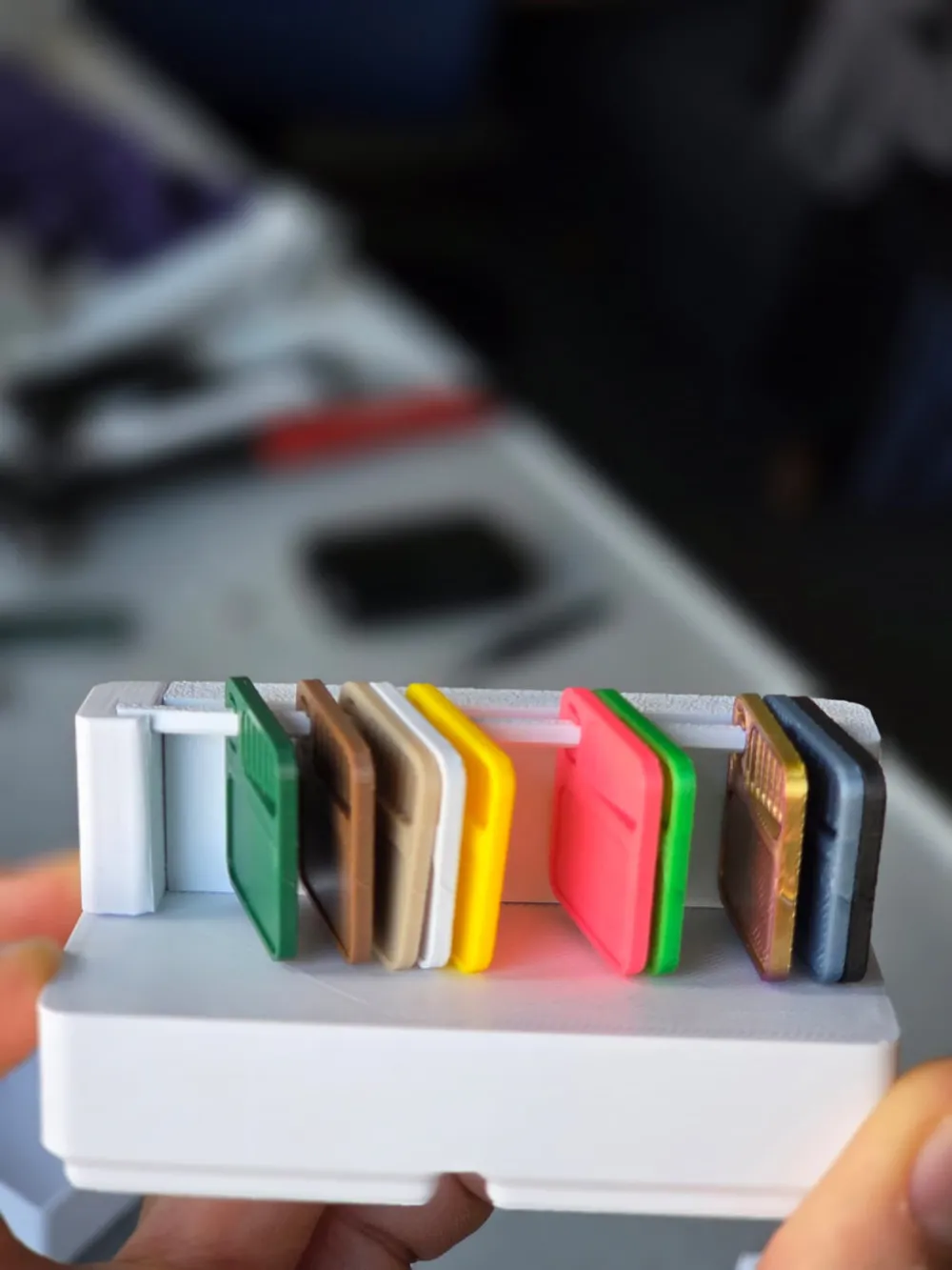 Filament swatches display Bambulab - Gridfinity - Free 3D Print Model ...