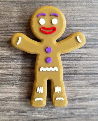 Gingerbread man magnet