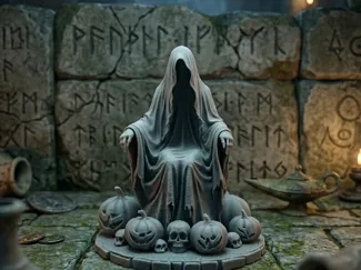 Diorama con Fantasma stile Halloween