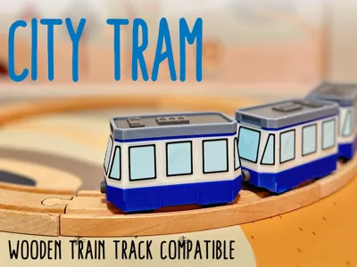 City Tram - Wooden Track Compatible