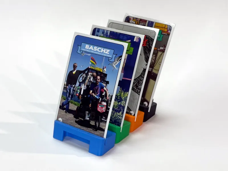Interlocking Card Holders for MakerFaires, Markets