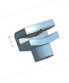 Wide-spaced part for thick glasses frames 0.12mm layer height, 2 walls, 100% infill