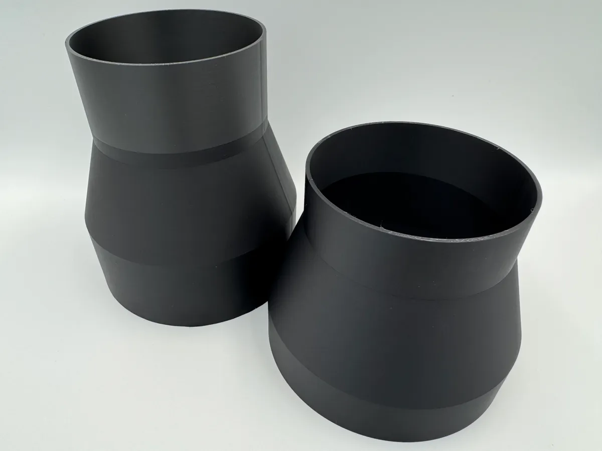 Adaptateurs tuyau 140 mm vers 100 mm