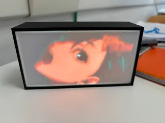 litofania momo ayase dandadan