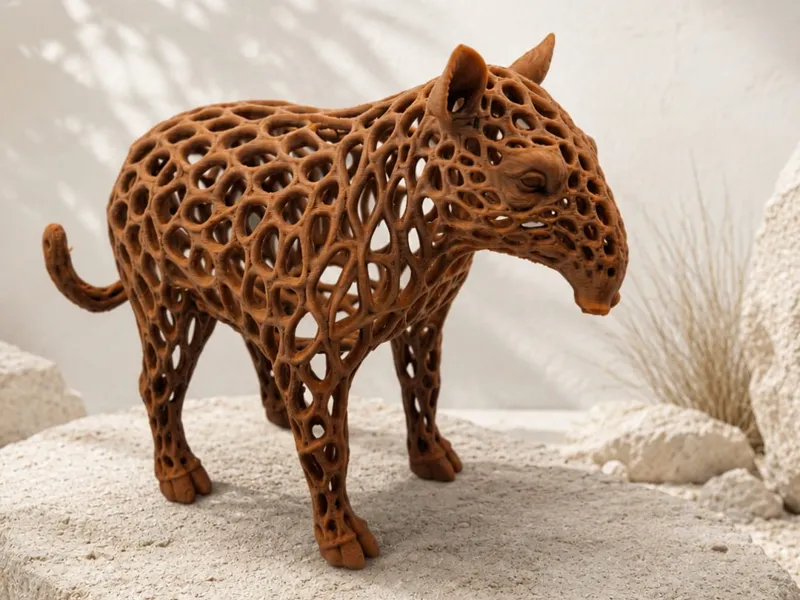 Voronoi Tapir Sculpture