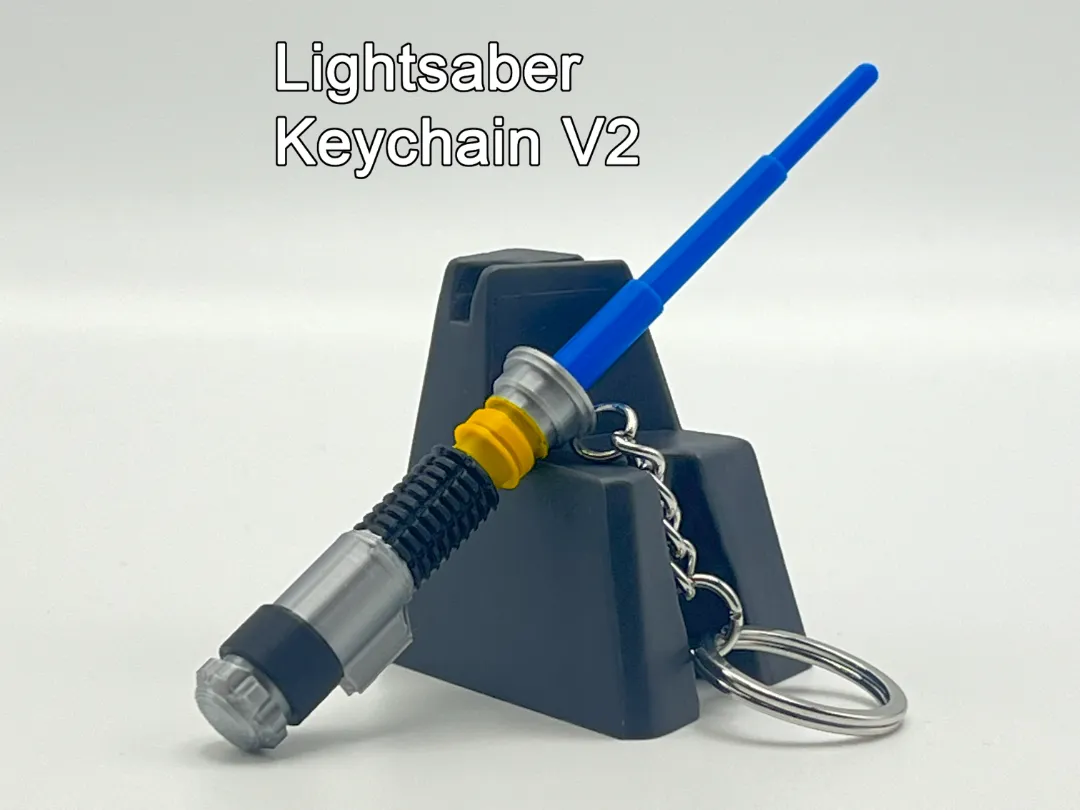 Lightsaber Keychain V2 by JosayaJosh MakerWorld: Download Free 3D Models - 3D model önizlemesi