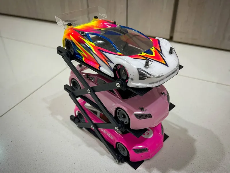 Collapsible Car Stand for 1/28 Cars