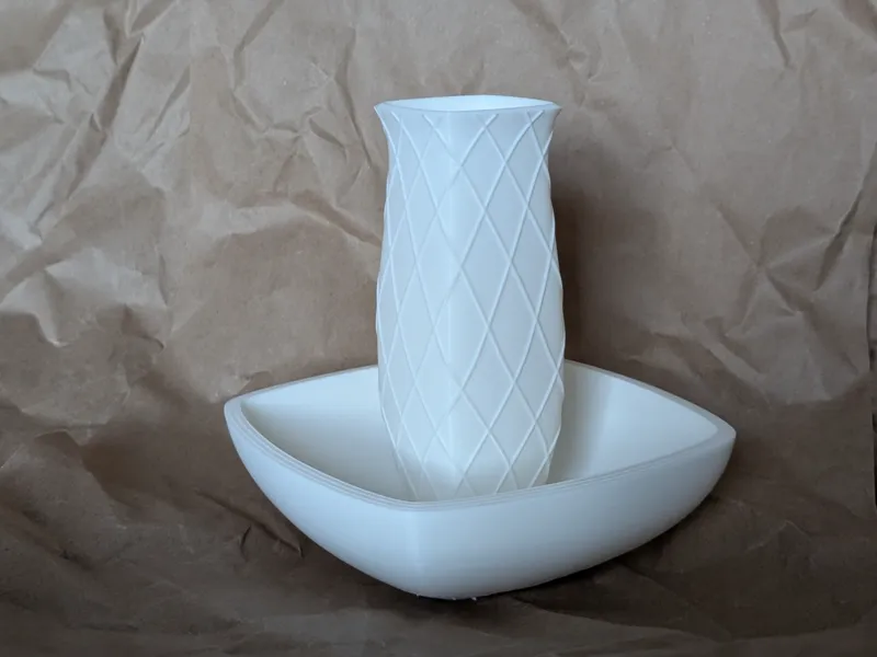 Square Bowl Vase