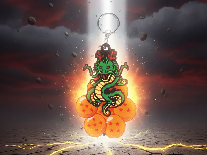 Dragonball Z - Shenron 8-bit Keychain