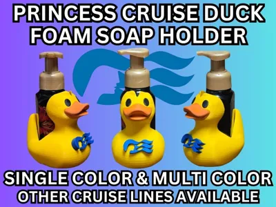 Princess Cruise Line Duck Foam Soap Holder