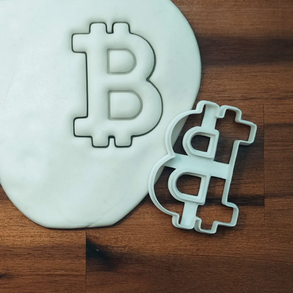 Bitcoin cookie cutter by Theodor - MakerWorld