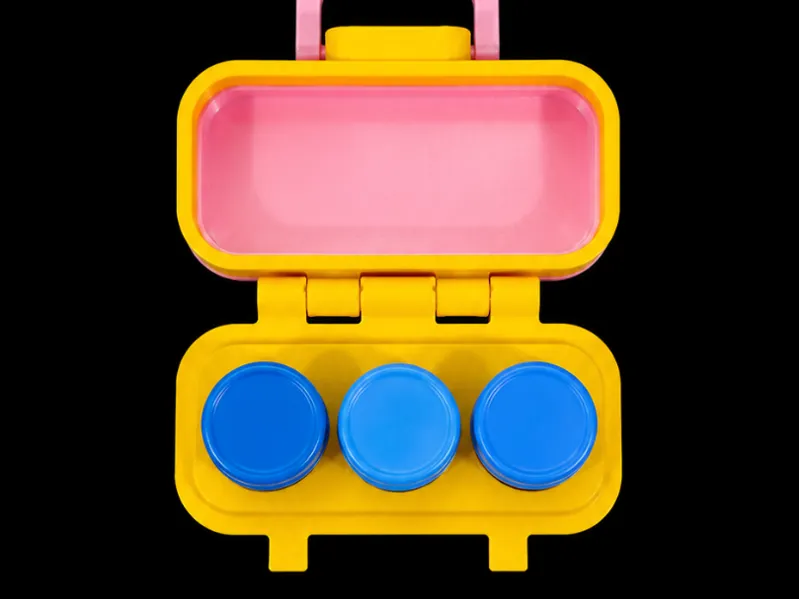 Compact 5/7ml Peptide case snapbox, (3 vials)