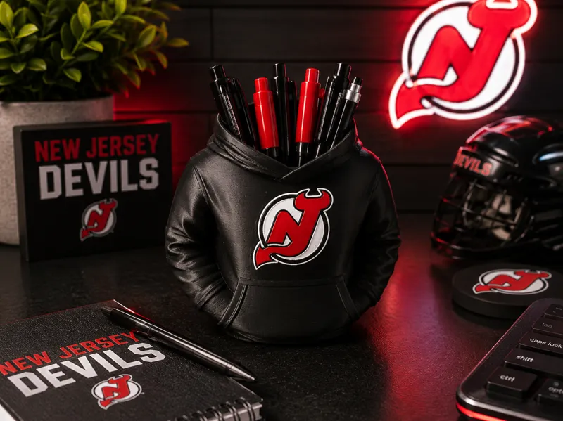 New Jersey Devils Hoodie Pen Holder