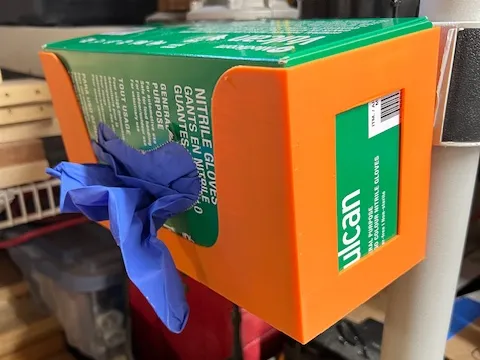 Nitrile glove holder