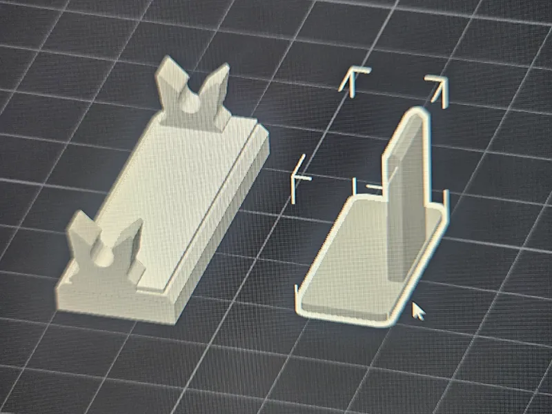 SCX30 Body Mounts (higher front mount)