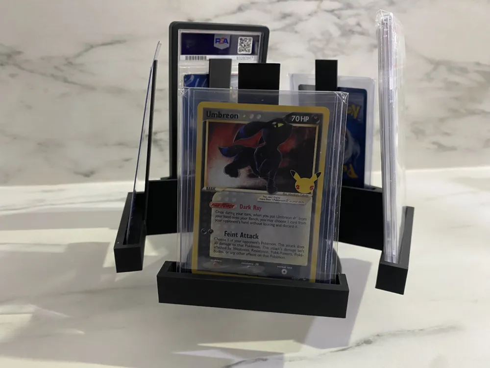 Rotating 5 Card Carousel Display Easy Set Up - Free 3D Print Model ...