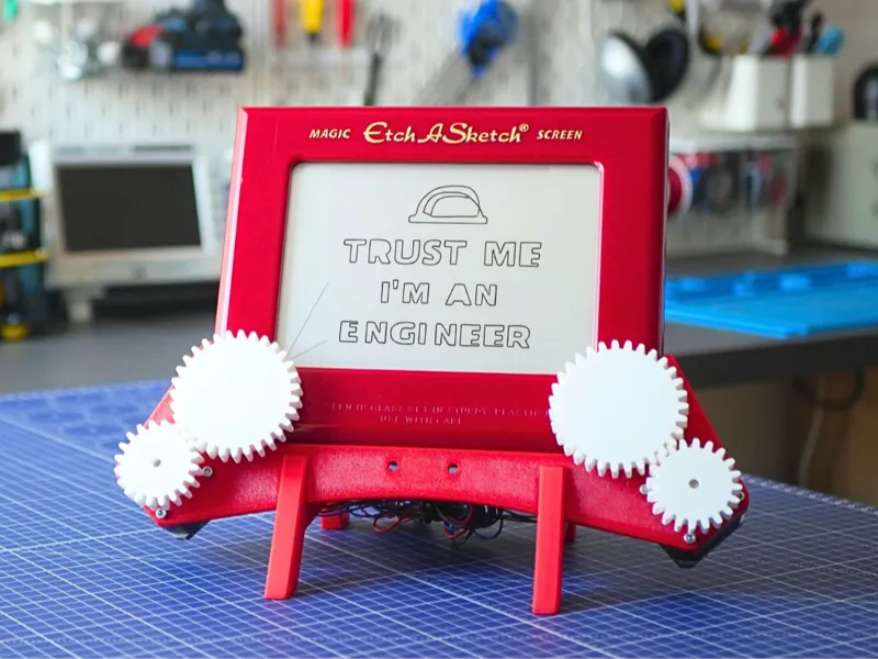 CNC A Sketch: Etch A Sketch Drawing Machine