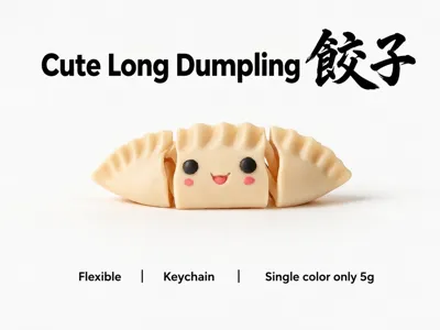 Cute long fried dumpling
