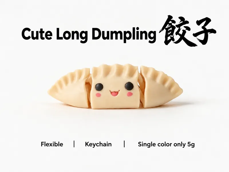 Cute long fried dumpling