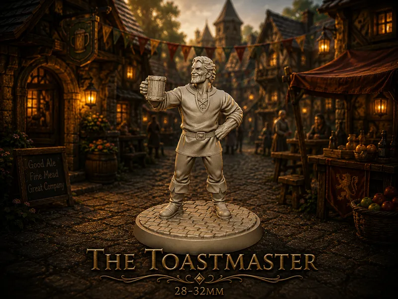 The Toastmaster - DnD Miniature