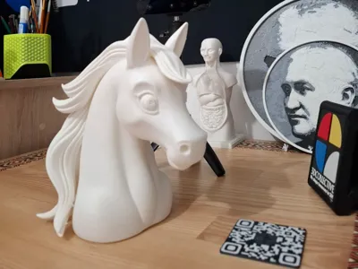 Horse Bust – Easy-to-Print Decorative Model (PLA)