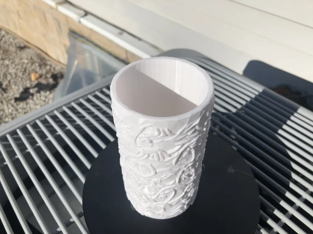 Seamless Fish Pattern Roller Sculptural Pot Vase - Free 3D Print Model ...